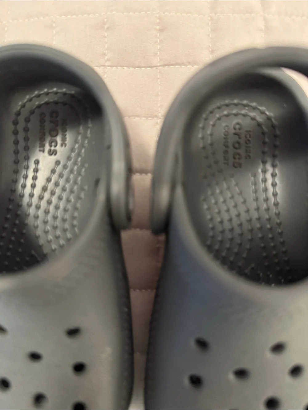 Crocs size 5 grey